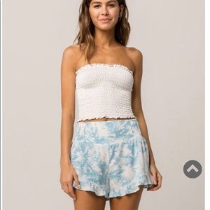 Tie die flowy shorts